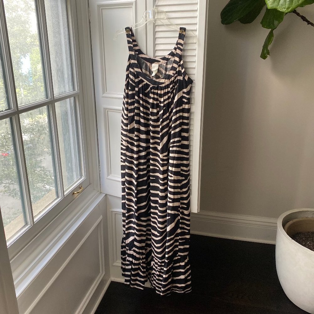 H&M Zebra Maxi Dress